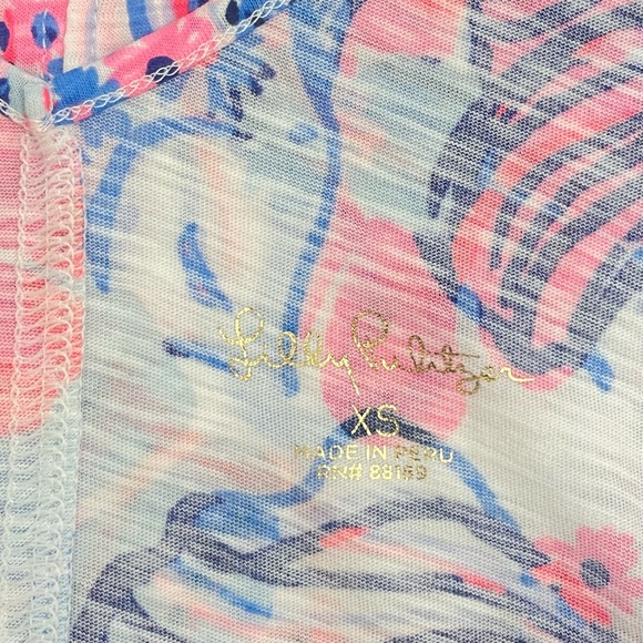 Lilly Pulitzer NWT Gigi Top in Make a Splash Sz XS - Picture 13 of 15